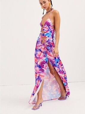 for love and lemons barcelona maxi dress For Love And Lemons Barcelona Maxi Dress Size XS